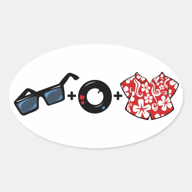 Autocollant Oval PB Math (Devant)