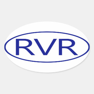 Autocollant Oval RVR River