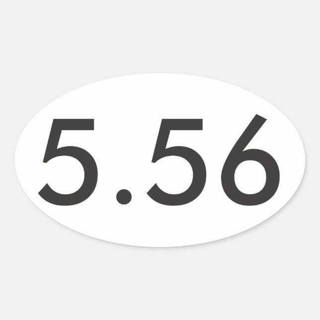 Autocollant ovale AR-15 (Devant)