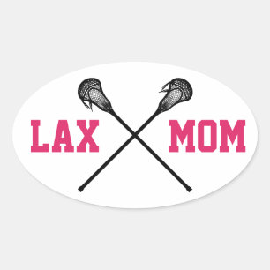 Autocollant ovale CKL "Lax Mom"