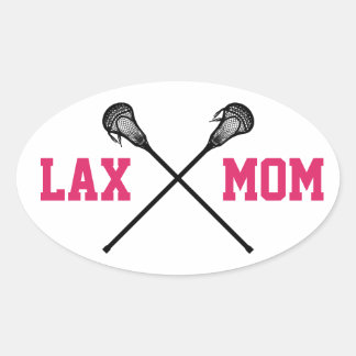 Autocollant ovale CKL "Lax Mom"