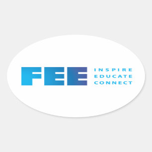 Autocollant ovale - Customisé