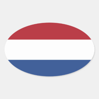 Autocollant ovale Pays-Bas*