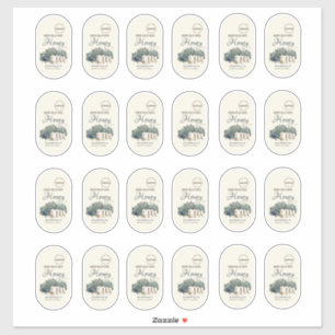 Autocollant ovale personnalisé Cylindre de miel 12