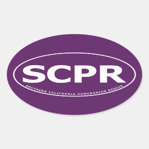 Autocollant ovale - SCPR
