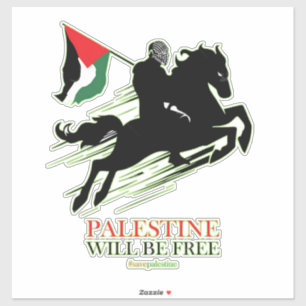 Autocollant Palestine, Décalage du drapeau palesti