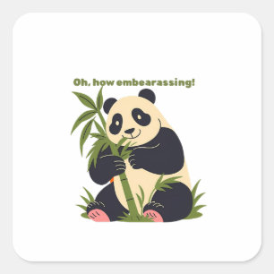 Autocollant Panda Mignon – Animal Panda Kawaii Ado