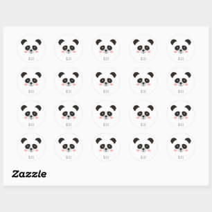 Autocollant Panda Mignon Kawaii – Autocollants de 