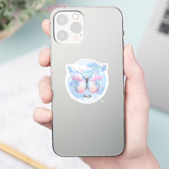Autocollant Papillon Pastel Rêveur | Esthétique Do (Téléphone)