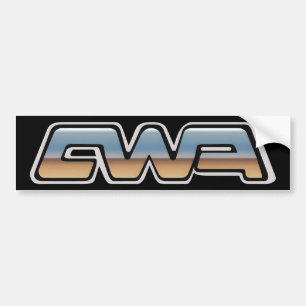 Autocollant pare-chocs du logo CWA