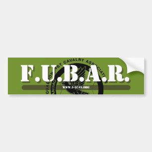 Autocollant pare-chocs FUBAR