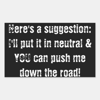 autocollant pare-chocs ne m'efface pas