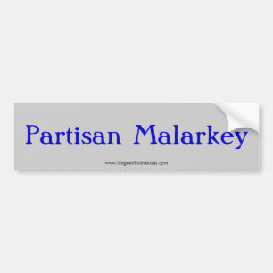 Autocollant pare-chocs "Partisan : Bleu"