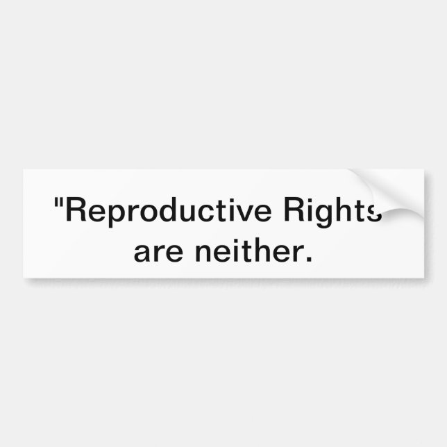 Autocollant pare-chocs pour la vie (Devant)