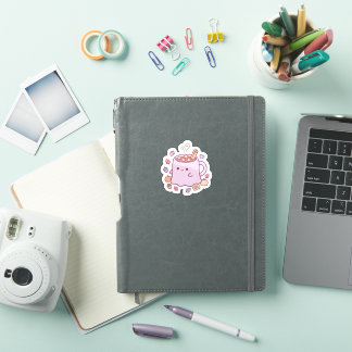 Autocollant Pastel Kawaii Fantôme Brew Automne Mig