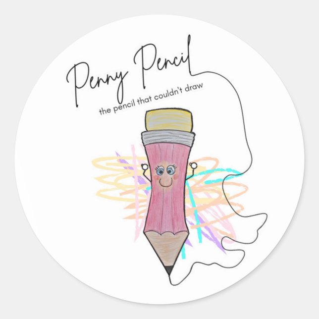 Autocollant Penny Pencil (Devant)