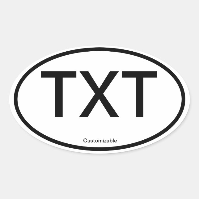 Autocollant personnalisable [autocollant de la vil (Devant)