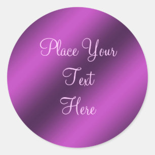 Autocollant personnalisable Faux Faux Métalliques