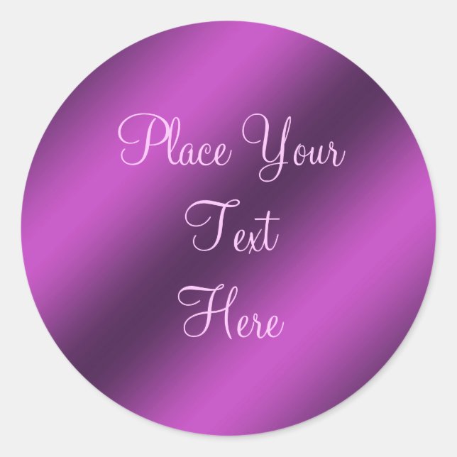 Autocollant personnalisable Faux Faux Métalliques  (Devant)