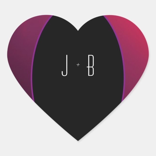 Autocollant personnalisable minimaliste Berry (Devant)