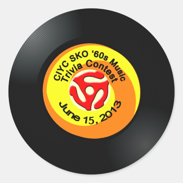 Autocollant personnalisé 10 (Devant)