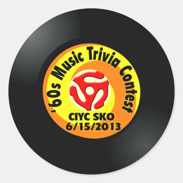 Autocollant personnalisé 5 (Devant)