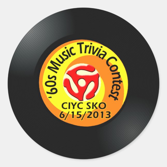 Autocollant personnalisé 6 (Devant)