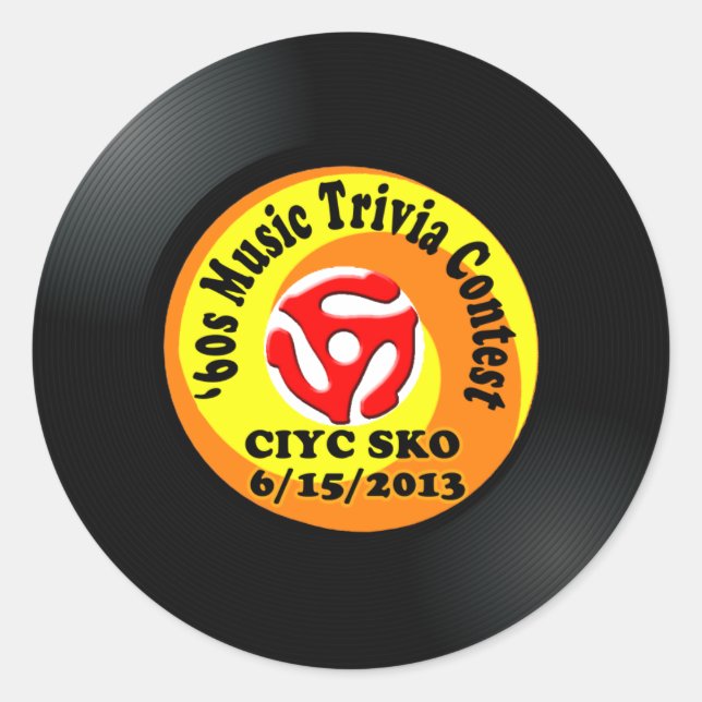 Autocollant personnalisé 8 (Devant)