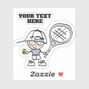 Autocollant personnalisé avec dessin animé sur le 