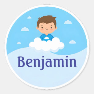 Autocollant personnalisé avec le nom de l'enfant -