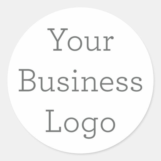 Autocollant personnalisé avec logo d'entreprise (Devant)
