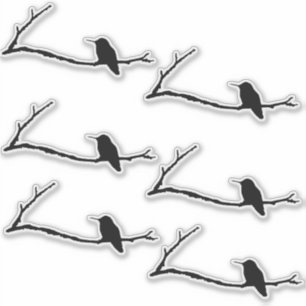 Autocollant personnalisé - Colibri sur branche