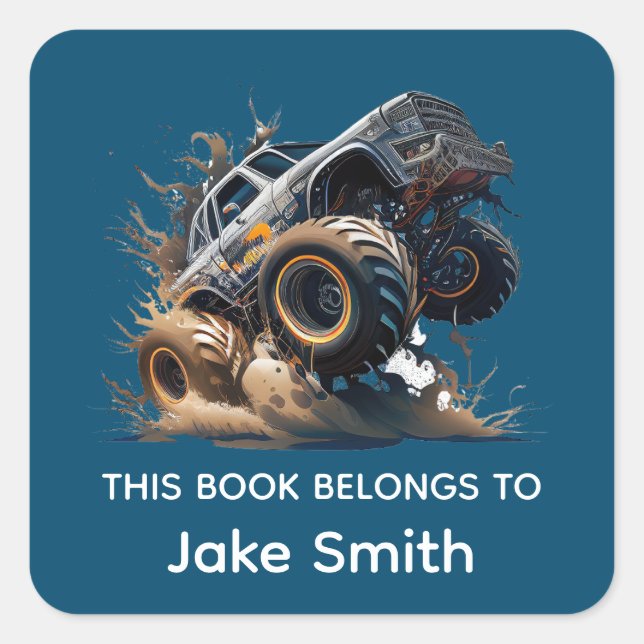 Autocollant personnalisé de camion monstre pour en (Devant)