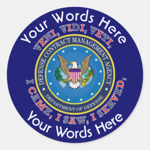 Autocollant personnalisé de l'Agence de gestion de