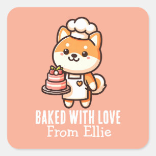 Autocollant personnalisé de Shiba Inu mignon fait 