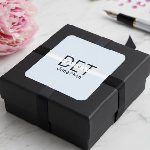 Autocollant personnalisé Detroit Michigan