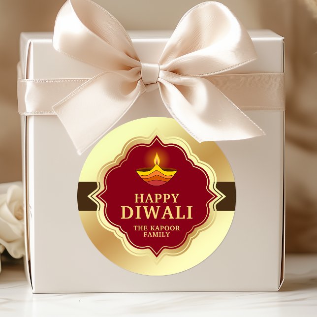 Autocollant personnalisé Diwali (Créateur téléchargé)