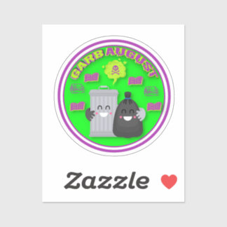 Autocollant personnalisé GarbAugust