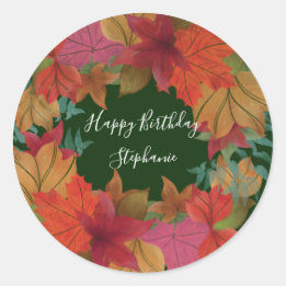 Autocollant personnalisé Joyeux anniversaire