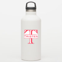 Autocollant personnalisé Monogramme découpé