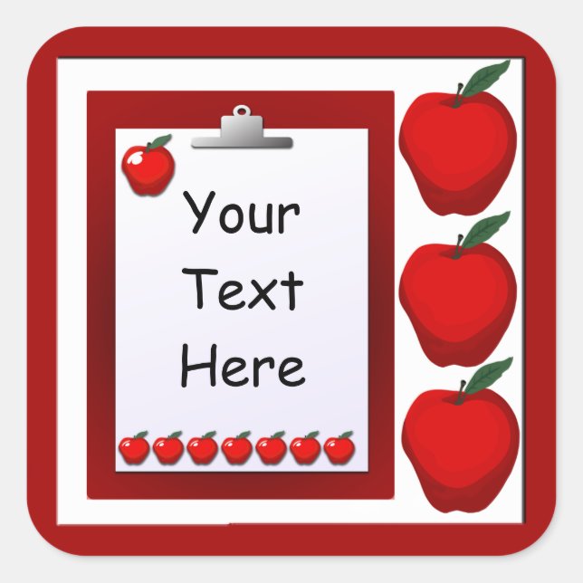 Autocollant personnalisé pour les applets de l'ens (Devant)