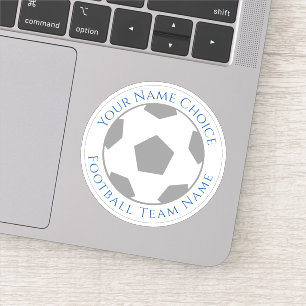 Autocollant personnalisé pour supporter de footbal
