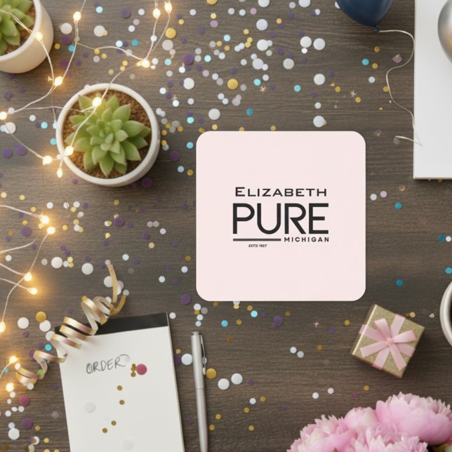 Autocollant personnalisé Pure Michigan (Pure Michigan Personalized Sticker)