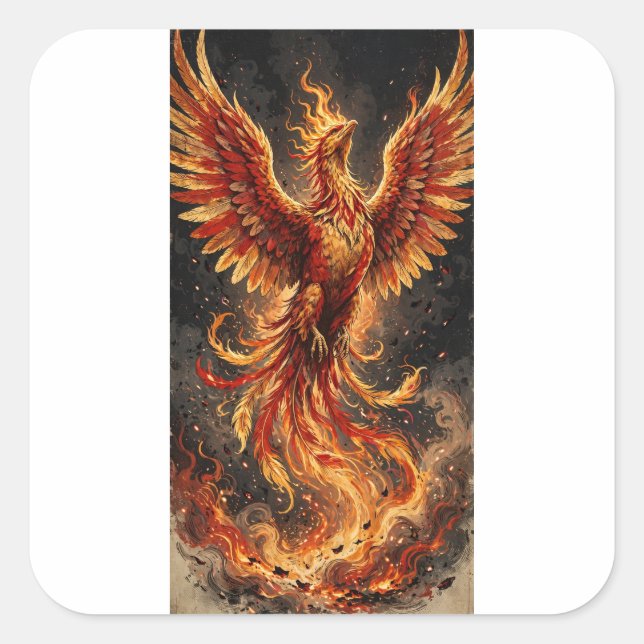 Autocollant Phoenix Rise (Devant)