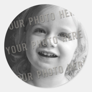Autocollant photo personnalisable