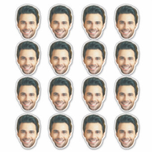 Autocollant photo personnalisé   Stickers vinyle p