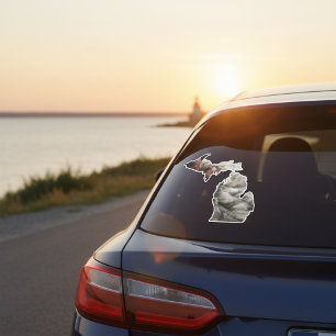 Autocollant plumes du Michigan