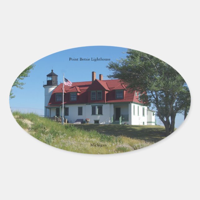 Autocollant Point Betsie Lighthouse (Devant)