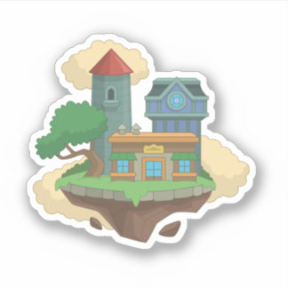 Autocollant Poptropica Home Island
