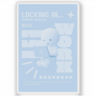 Autocollant Poster Smiski